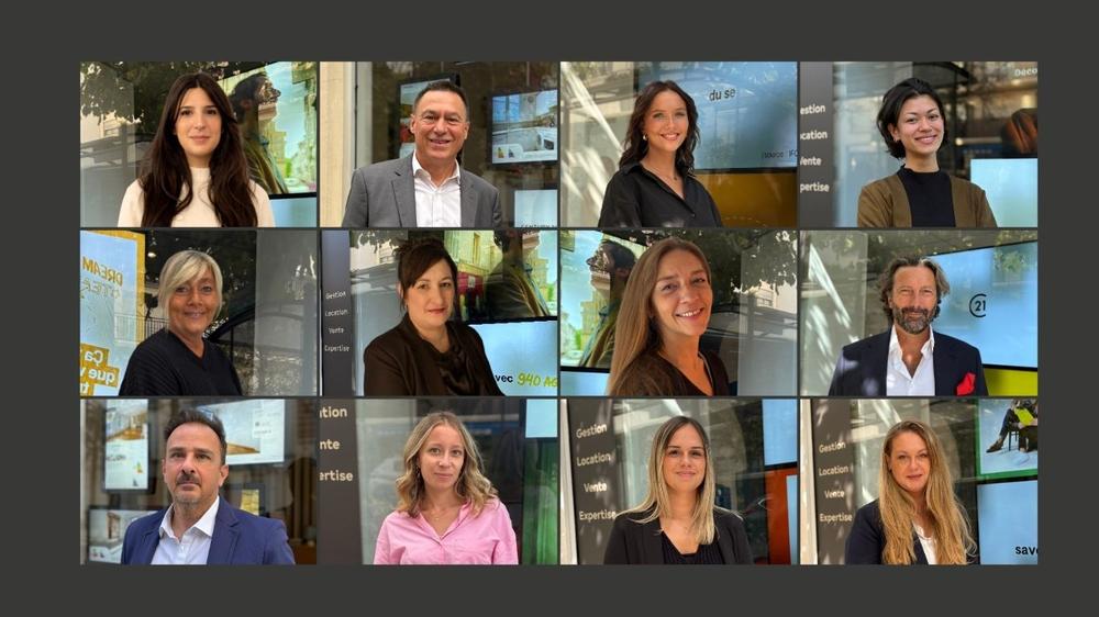 l'équipe de l'agence Cayla Immobilier